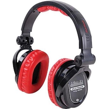 FIRST AUDIO MANUFACTURING FIRST AUDIO MANUFACTURING EDJ500RED Professional Headphones from World Famous DJ Chris Garcia - Red Edition EDJ500RED